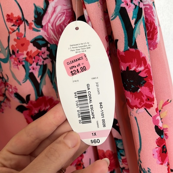 Pink floral cold shoulder tie dress - Picture 14 of 17